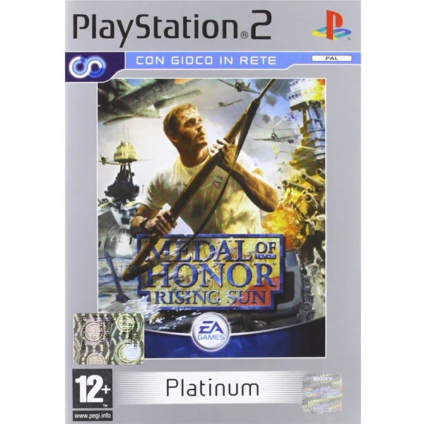 Medal Of Honor Rising Sun PS2 Platinum - Usato