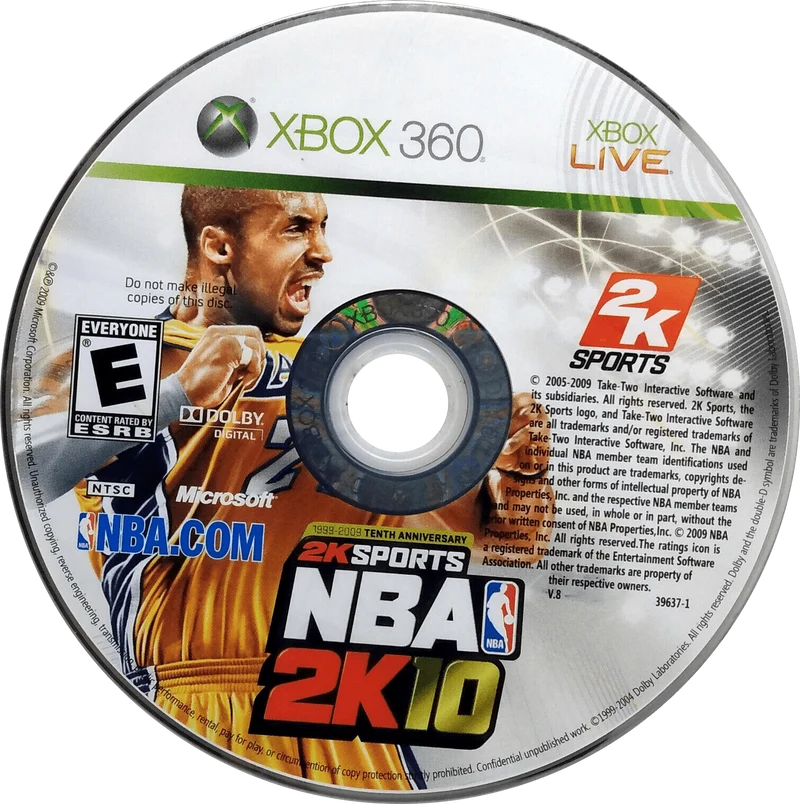 NBA 2K10 - (Game Only) (Xbox 360)