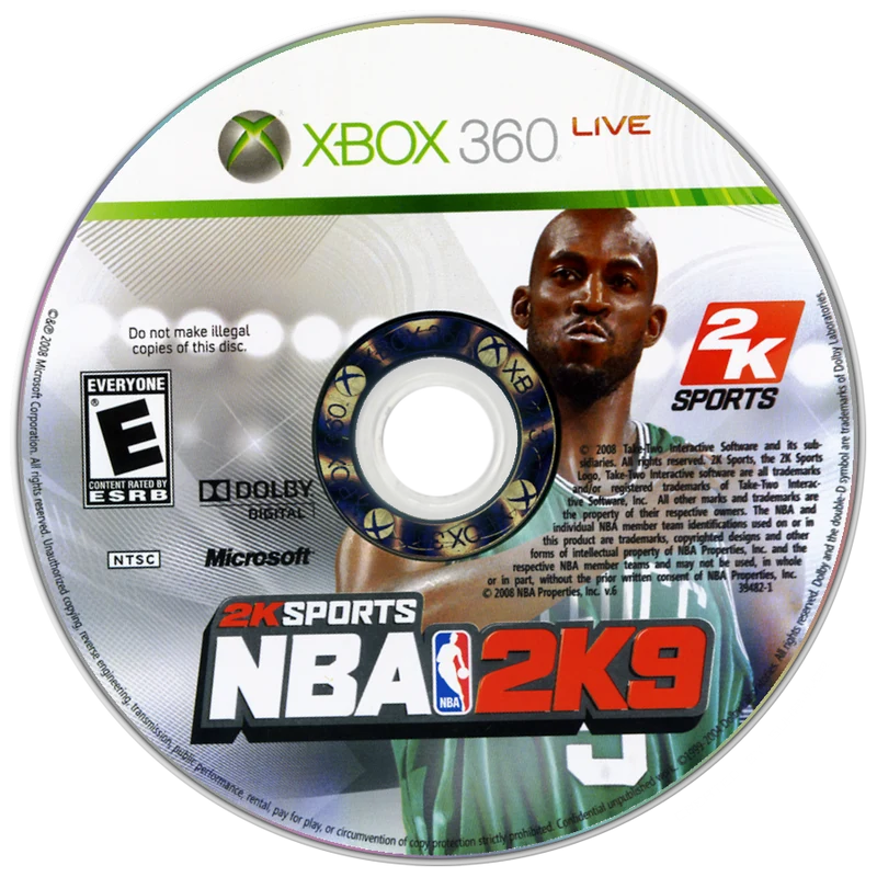 NBA 2K9 - (Game Only) (Xbox 360)