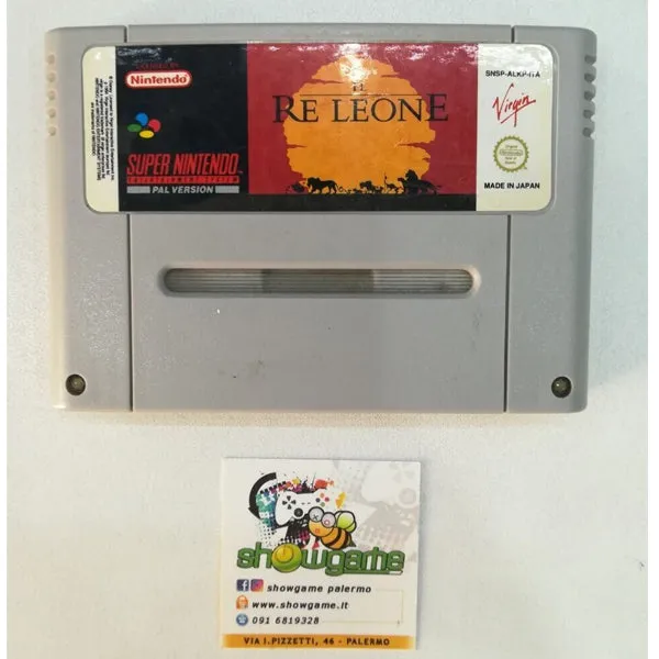 Il Re Leone (solo cartuccia) SNES - Usato
