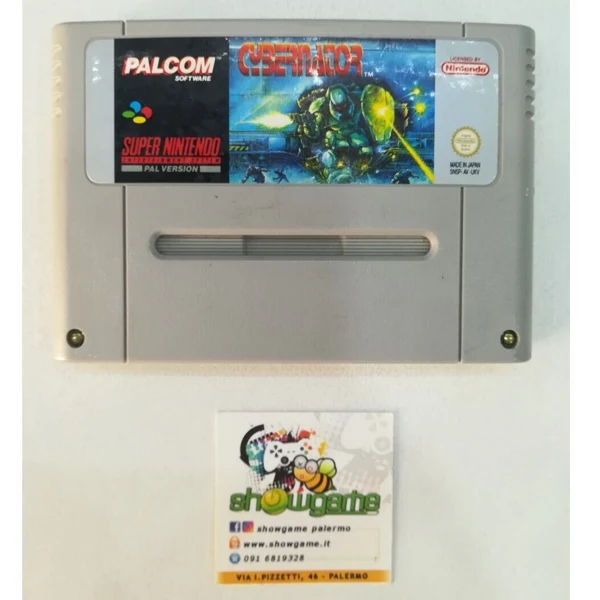Cybernator (solo cartuccia) SNES - Usato