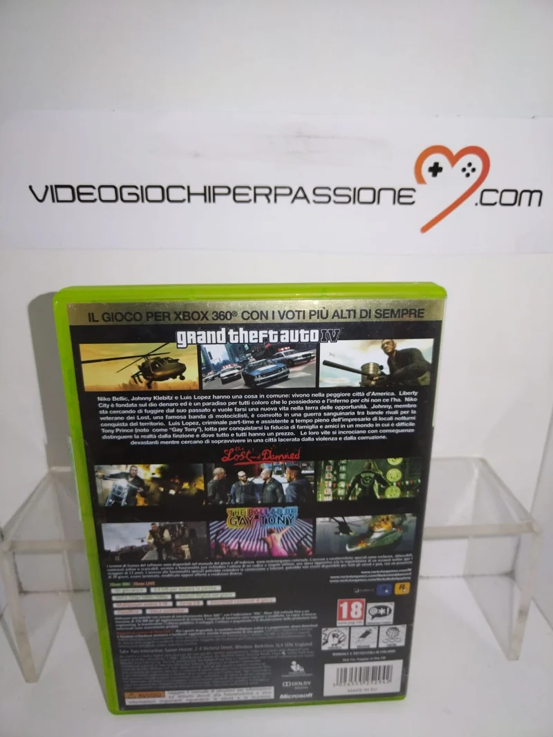 GTA IV L'EDIZIONE COMPLETA XBOX 360 (usato)(versione italiana)