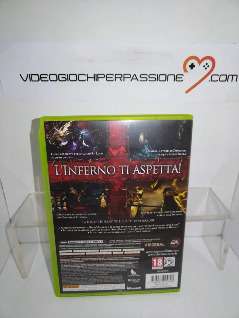 DANTE'S INFERNO ST.LUCIA EDITION XBOX 360 (usato garantito)(versione italiana)