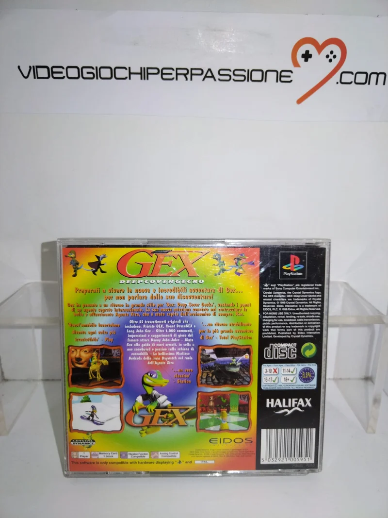 GEX: DEEP COVER GECKO PS1 (usato garantito)(versione italiana)