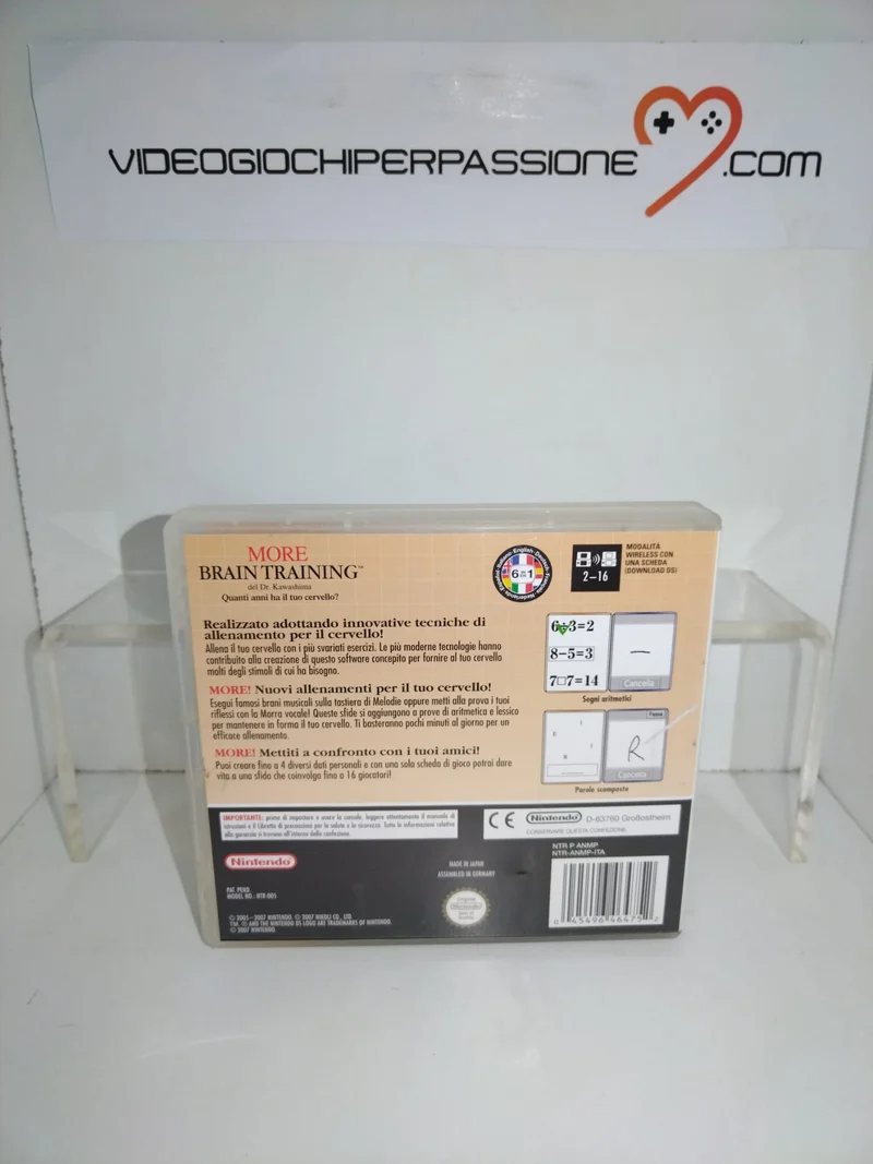 MORE BRAIN TRAINING -NINTENDO DS (usato)(versione italiana)