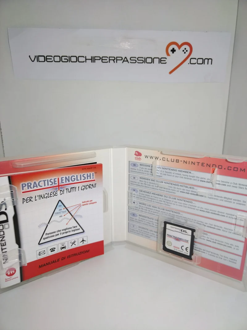 PRACTISE ENGLISH PER L'INGLESE DI TUTTI I GIORNI-NINTENDO DS (usato )(versione italiana)