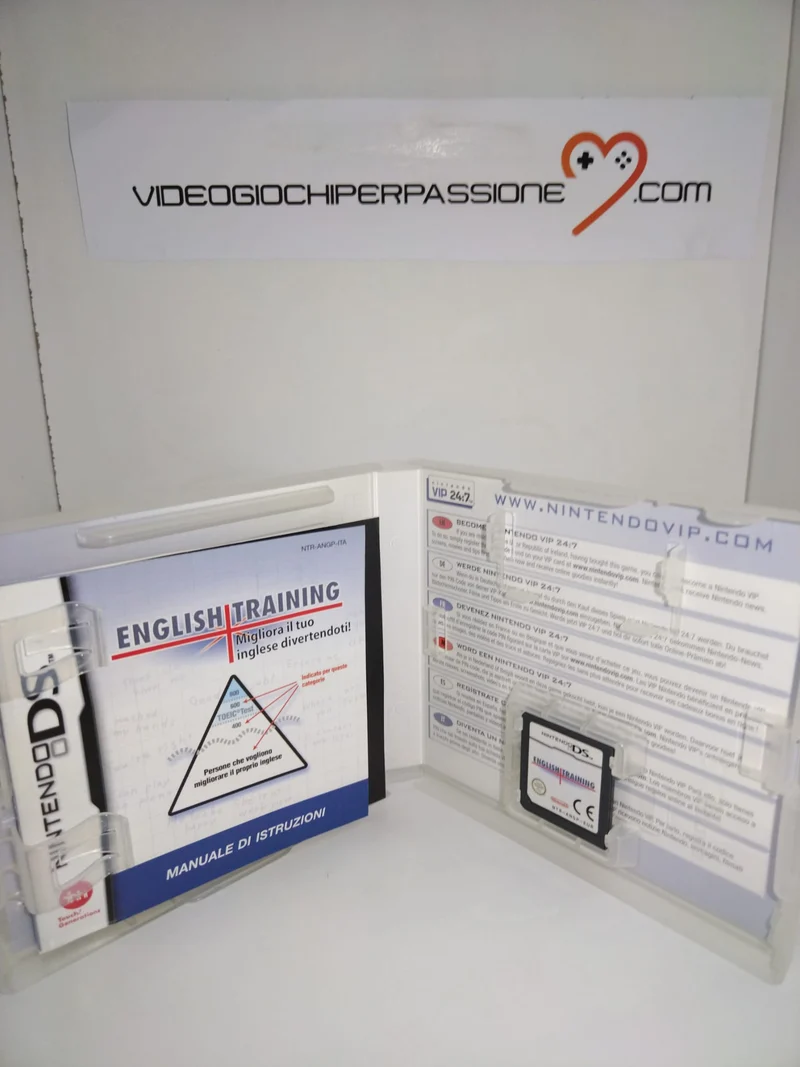ENGLISH TRAINING MIGLIORA IL TUO INGLESE DIVERTENDOTI-NINTENDO DS (usato)(versione italiana)