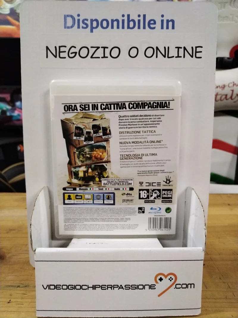 BATTLEFIELD BAD COMPANY PS3 (usato garantito)(versione italiana)