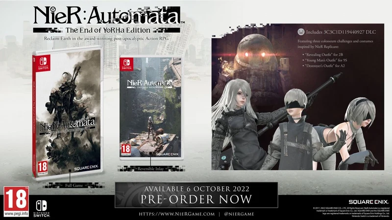 NieR:Automata The End of YoRHa Edition Nintendo Switch Edizione Europea
