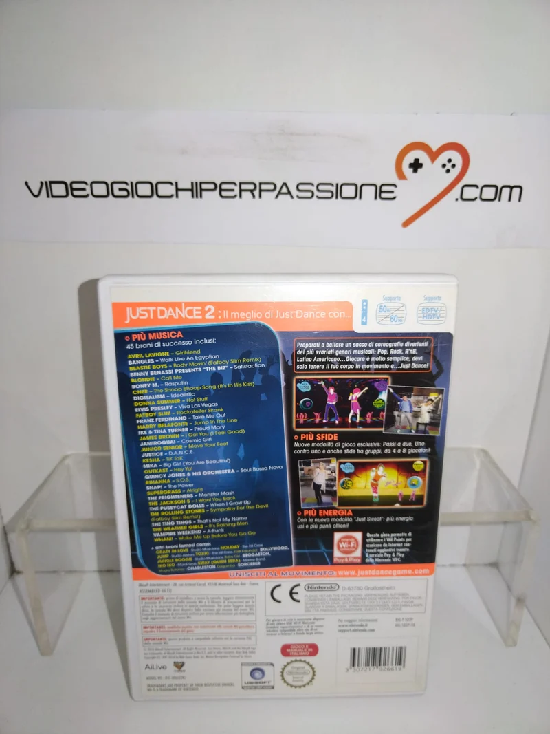 JUST DANCE 2 NINTENDO WII (usato garantito)