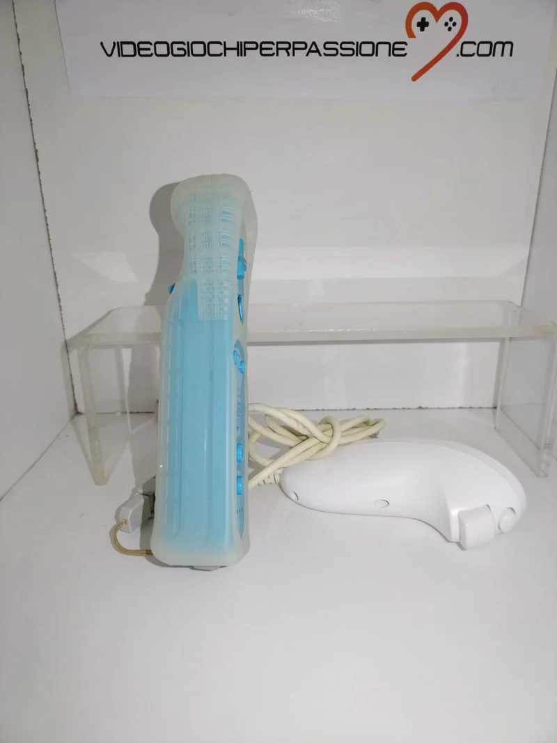 CONTROLLER WII - WII U MOTION PLUS + NUNCHUCK-ORIGINALE Nintendo (usato garantito)