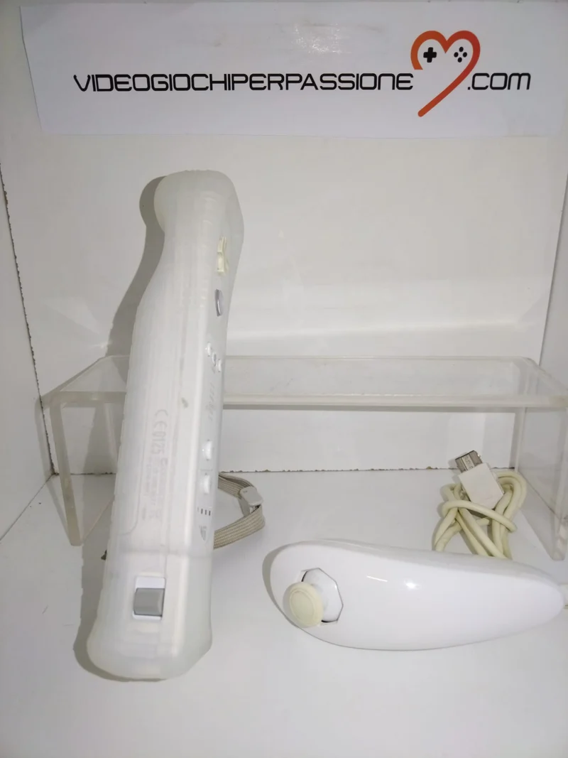 CONTROLLER WII - WII U + NUNCHUCK+ MOTION PLUS -ORIGINALE Nintendo (usato garantito)