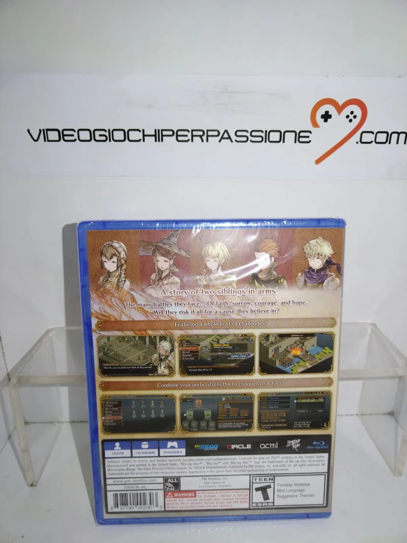 MERCENARIES WINGS THE FALSE PHOENIX PS4 (versione americana)