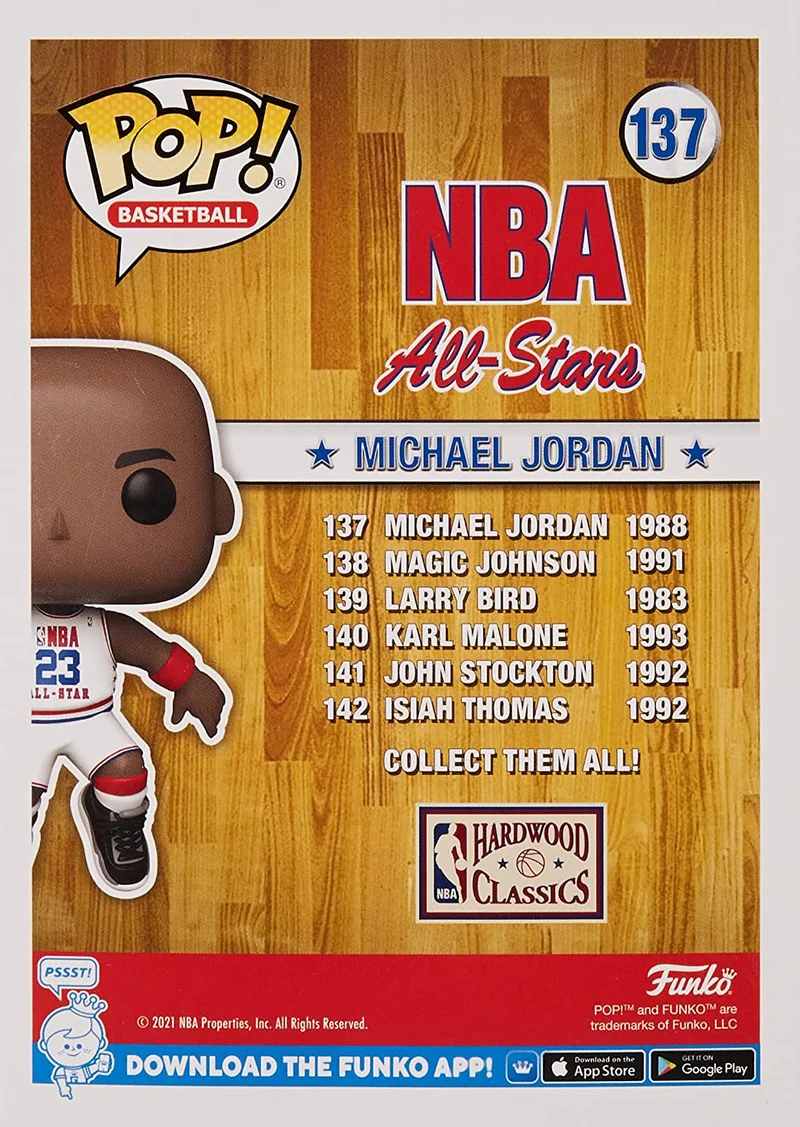 POP! FUNKO -MICHAEL JORDAN -NBA ALL-STAR 1988 -