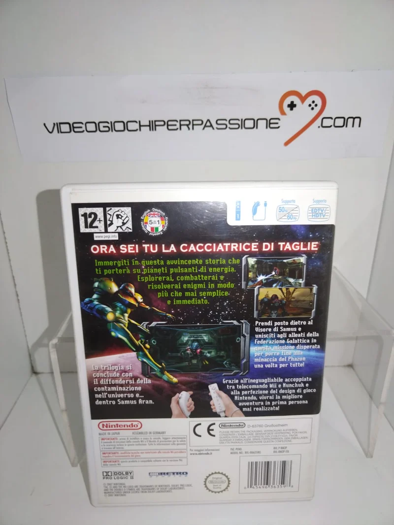 Metroid Prime 3 Corruption Nintendo Wii (usato garantito)(versione ita.)
