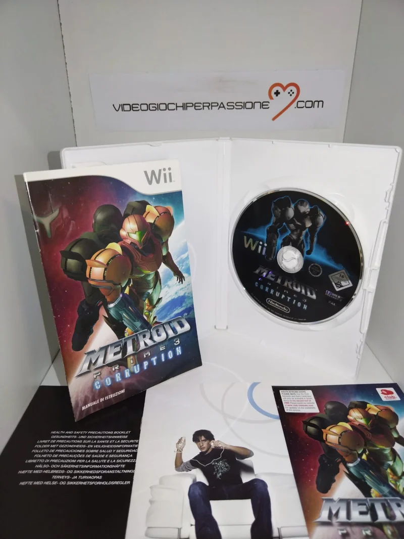Metroid Prime 3 Corruption Nintendo Wii (usato garantito)(versione ita.)