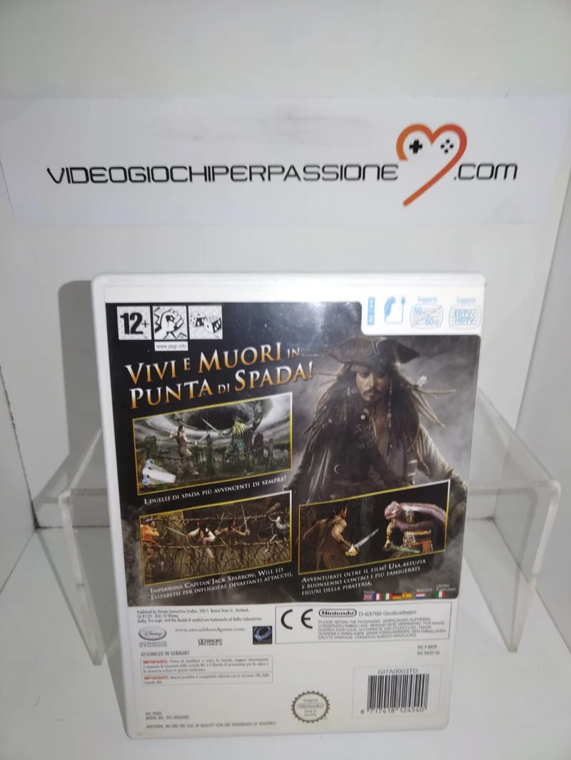 DISNEY PIRATI DEI CARAIBI ai confini del mondo NINTENSO WII (usato)(versione ita.)