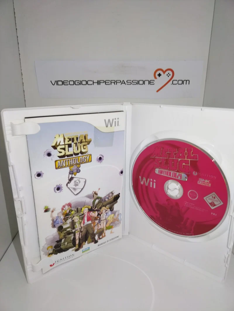 METAL SLUG ANTHOLOGY NINTENDO WII (usato garantito)(versione italiana)