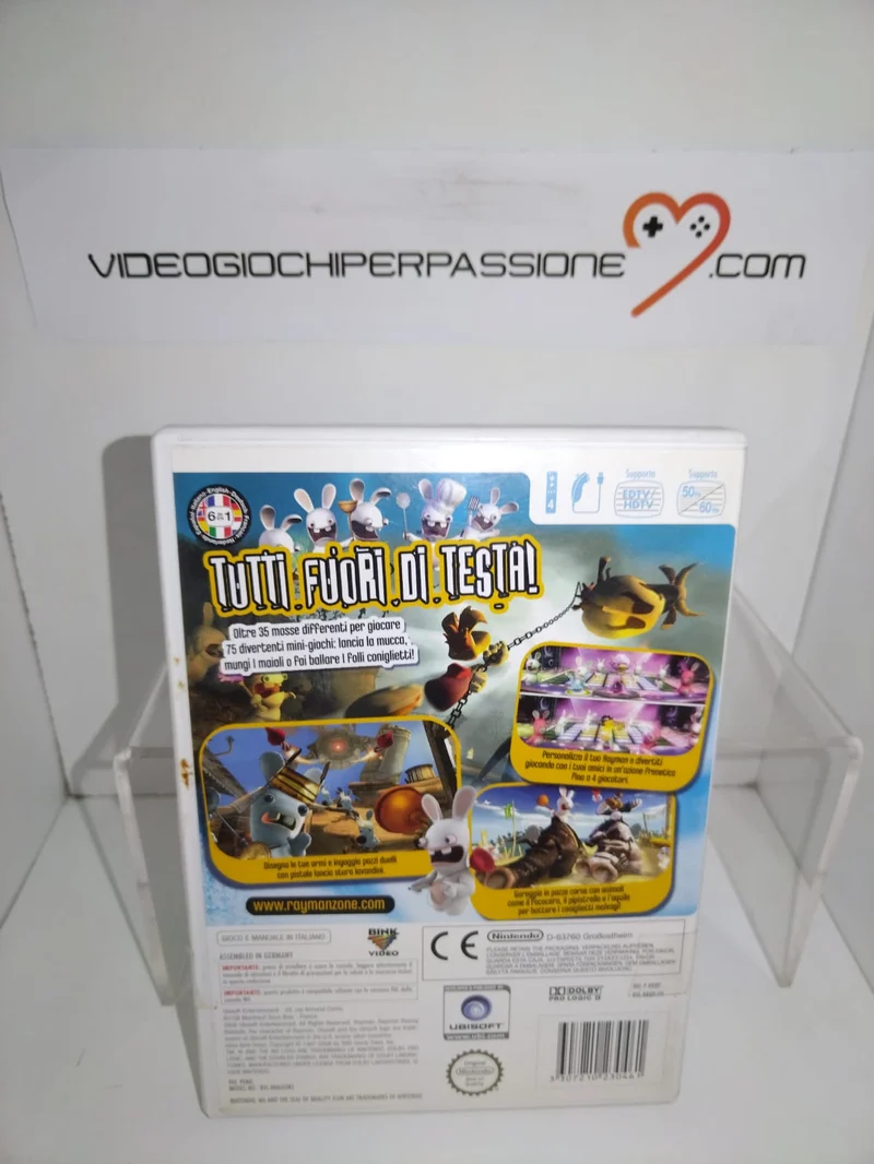 RAYMAN RAVING RABBIDS NINTENDO WII (usato)(versione italiana)