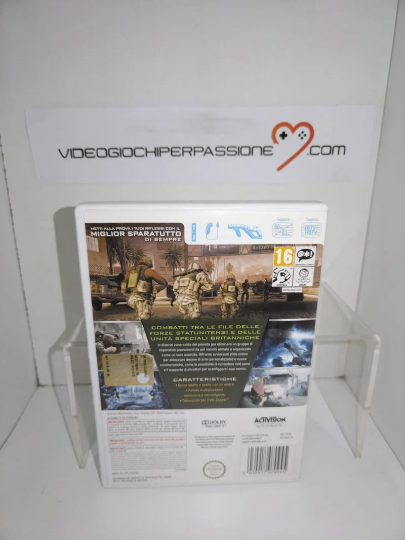 CALL OF DUTY MODERN WARFARE edizione reflex NINTENDO WII (usato)(versione ita.)