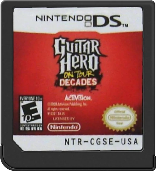 Guitar Hero On Tour Decades - (Game Only) (Nintendo DS)