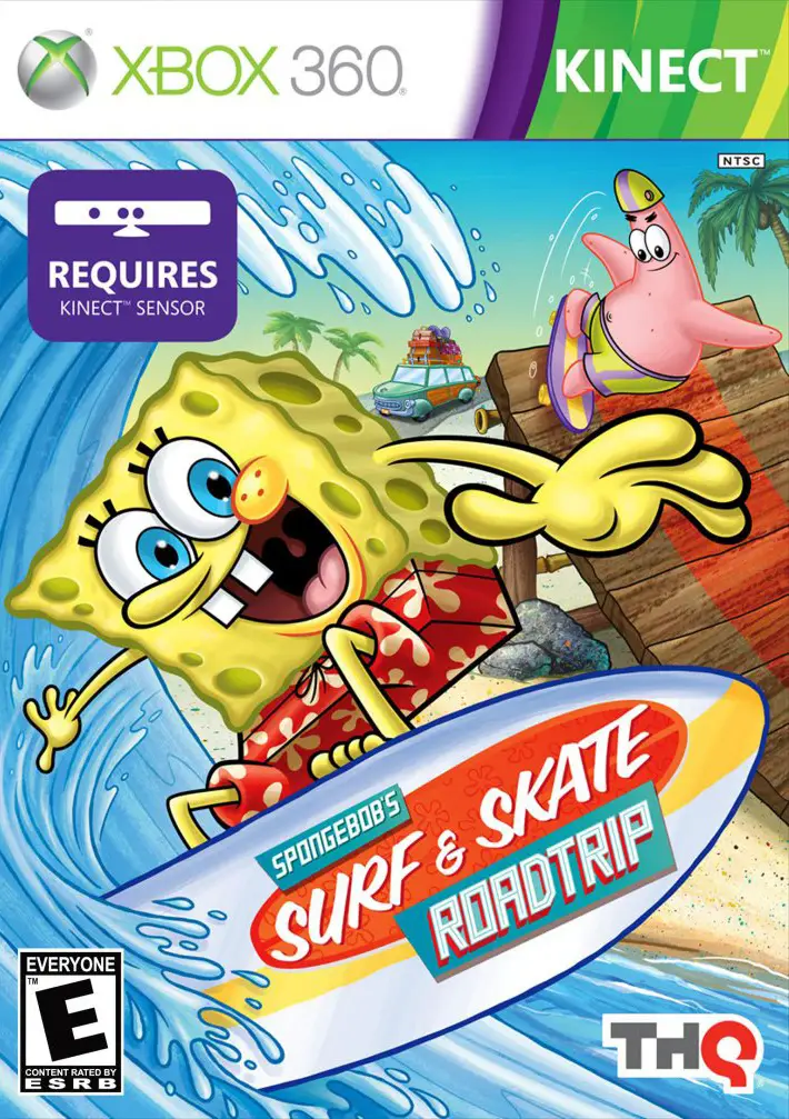 Spongebob Surf & Skate Roadtrip - Microsoft Xbox 360 Kinect