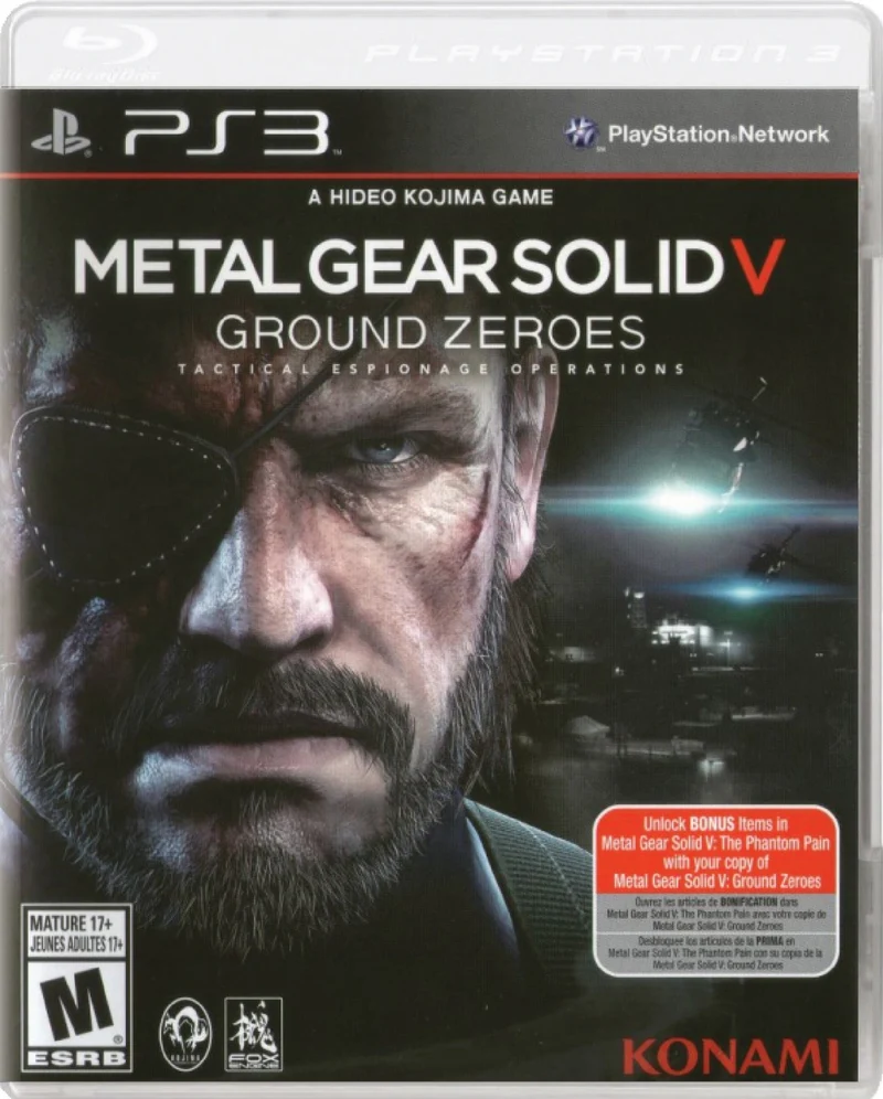 Metal Gear Solid V Ground Zeroes - Sony PlayStation 3 (PS3)