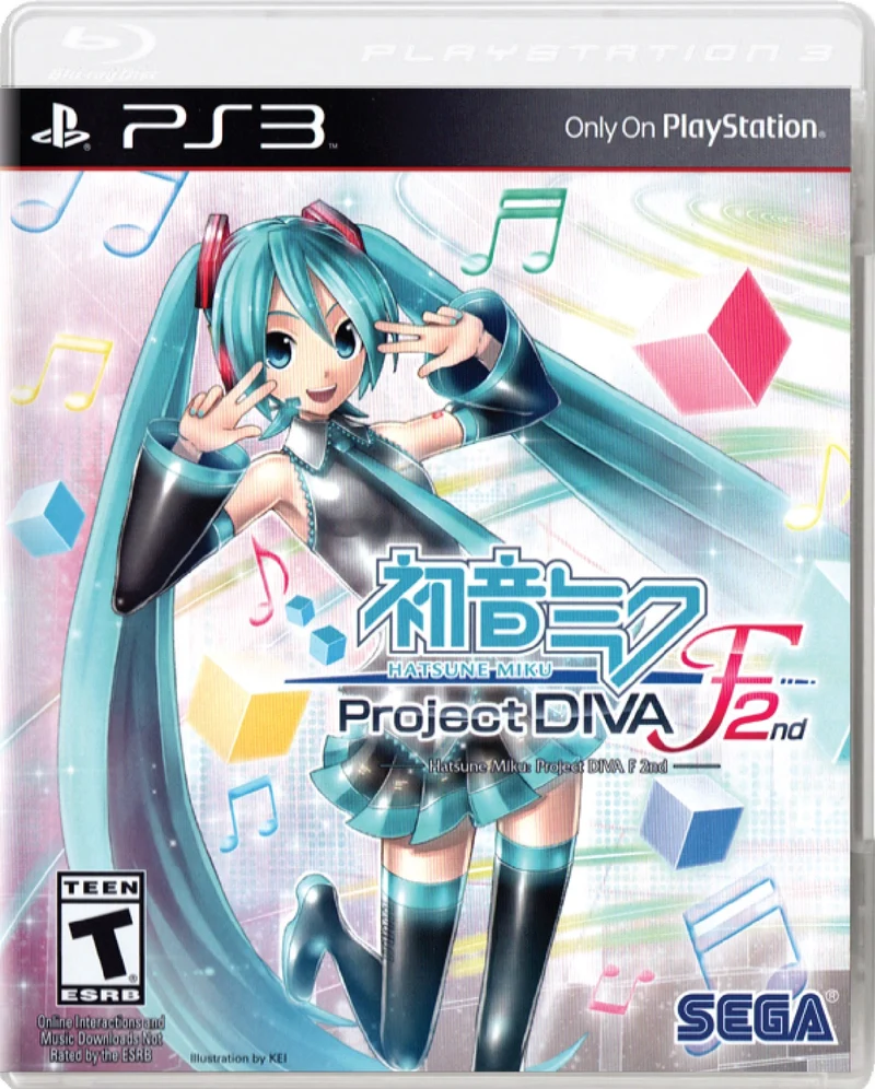 Hatsune Miku Project DIVA F 2nd - Sony PlayStation 3 (PS3)