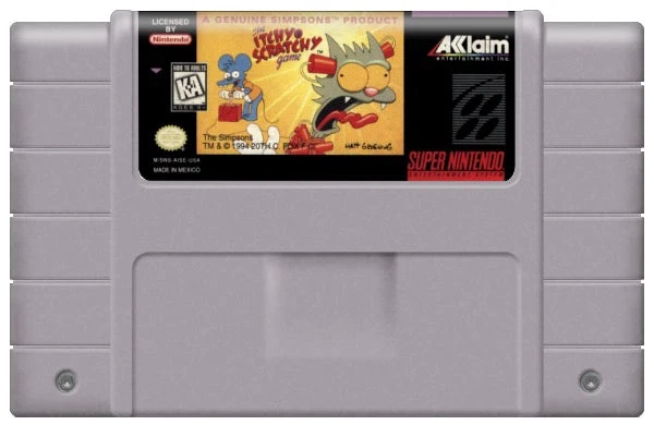 The Itchy and Scratchy Game - Nintendo SNES