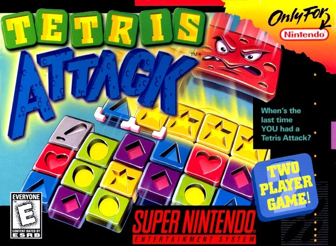 Tetris Attack - Nintendo SNES