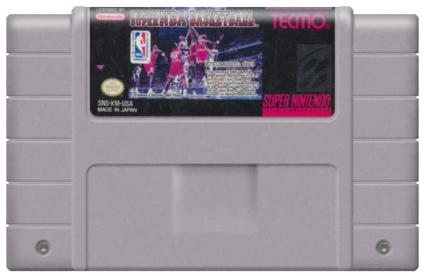 Tecmo Super NBA Basketball - Nintendo SNES