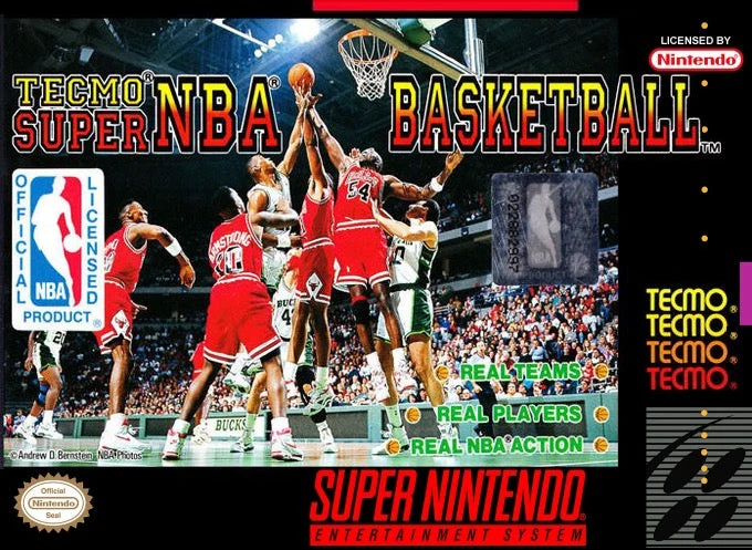 Tecmo Super NBA Basketball - Nintendo SNES