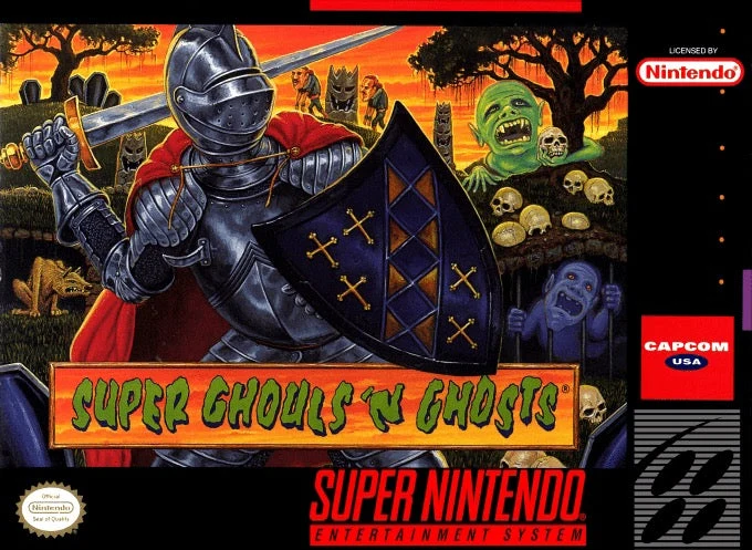 Super Ghouls N Ghosts - Nintendo SNES