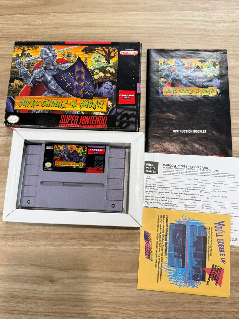 Super Ghouls N Ghosts - Nintendo SNES