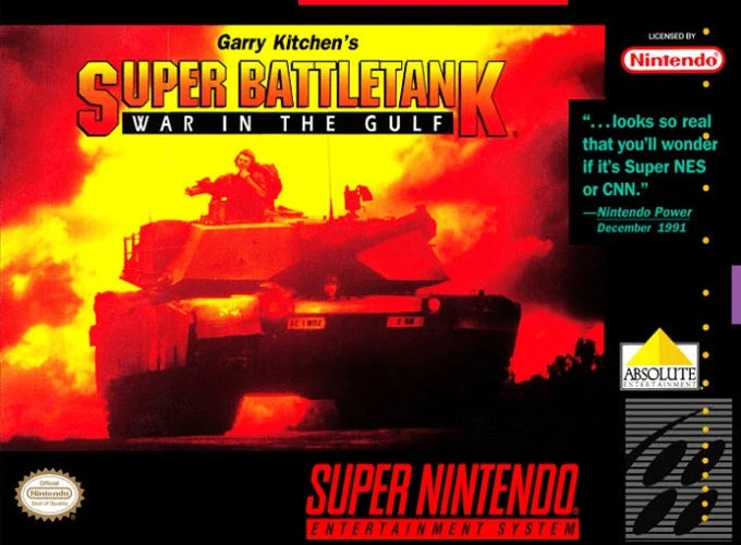 Super Battletank War in the Gulf - Nintendo SNES