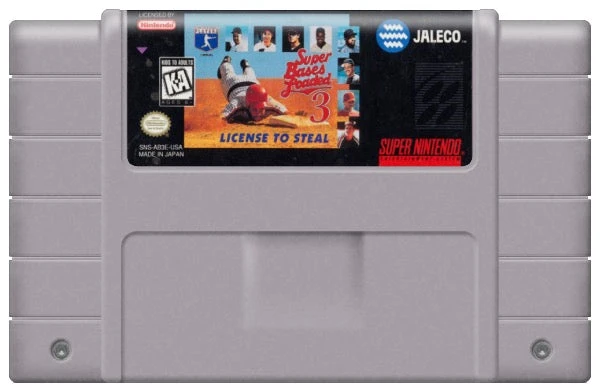 Super Bases Loaded 3 License to Steal - Nintendo SNES