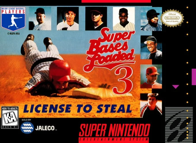 Super Bases Loaded 3 License to Steal - Nintendo SNES