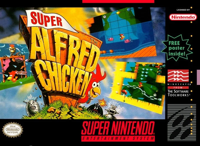 Super Alfred Chicken - Nintendo SNES