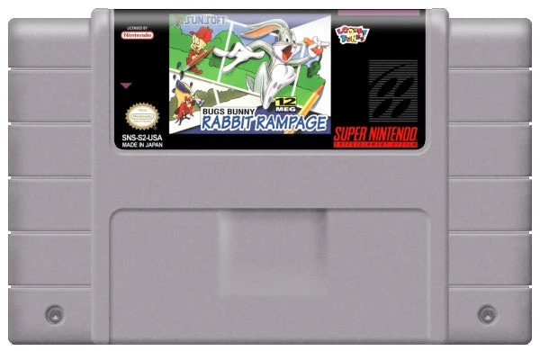 Bugs Bunny Rabbit Rampage - Nintendo SNES