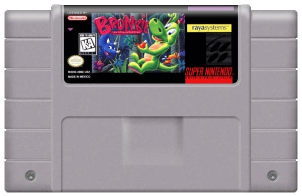Bronkie The Bronchiasaurus - Nintendo SNES
