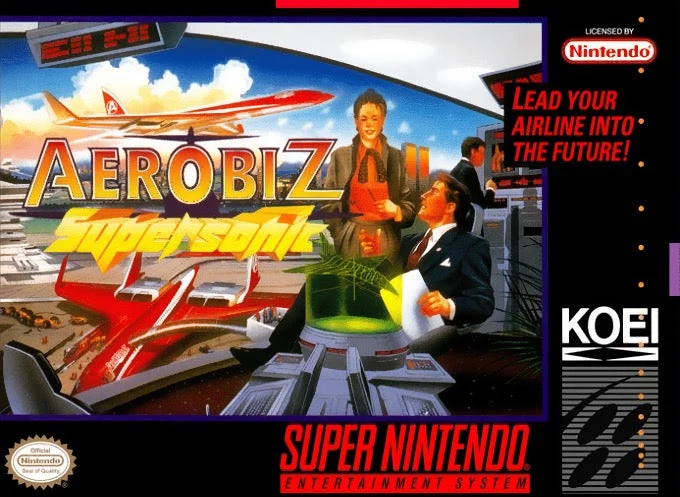 Aerobiz Supersonic - Nintendo SNES