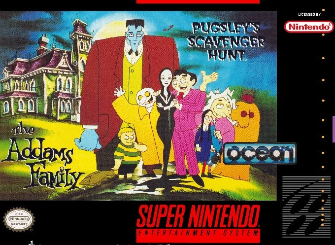 Addams Family Pugsley's Scavenger Hunt - Nintendo SNES