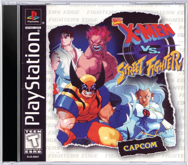 X-Men vs Street Fighter - Sony PlayStation 1 (PS1)