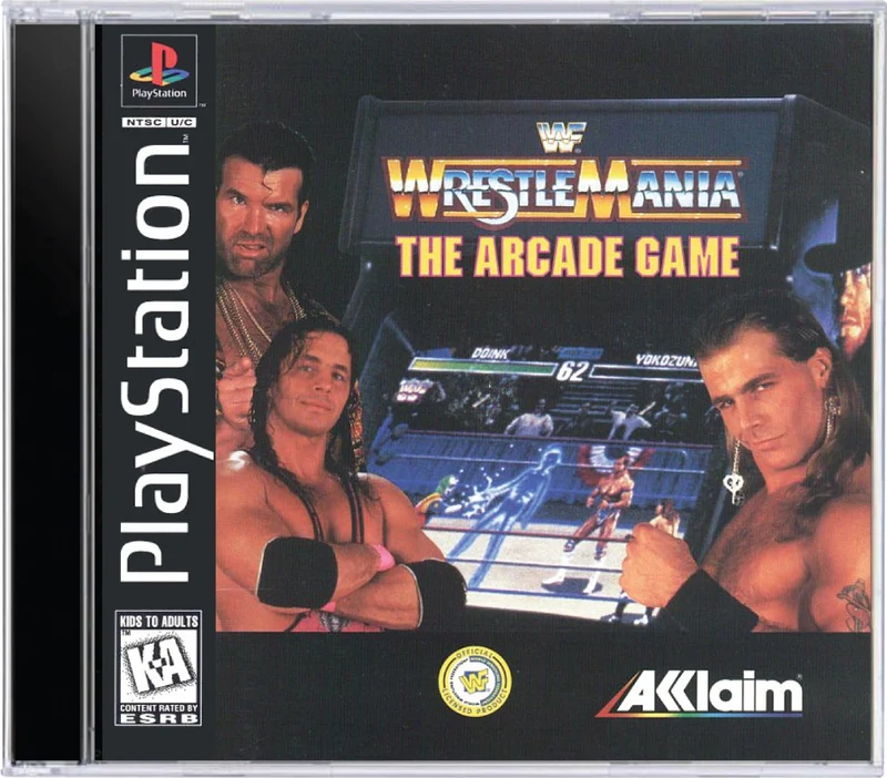 WWF Wrestlemania The Arcade Game - Sony PlayStation 1 (PS1)