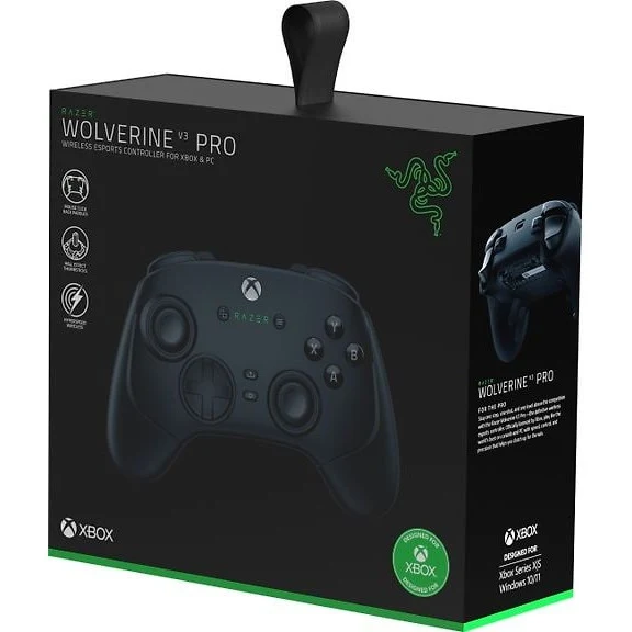 Razer Wolverine V3 Pro Wireless Gaming Controller, Black, PC/Xbox