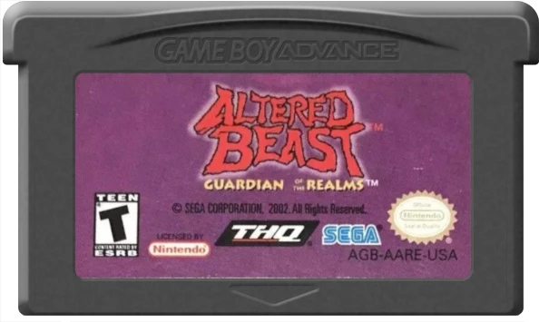 Altered Beast Guardian of the Realms - (Game Only) (GameBoy Advance)