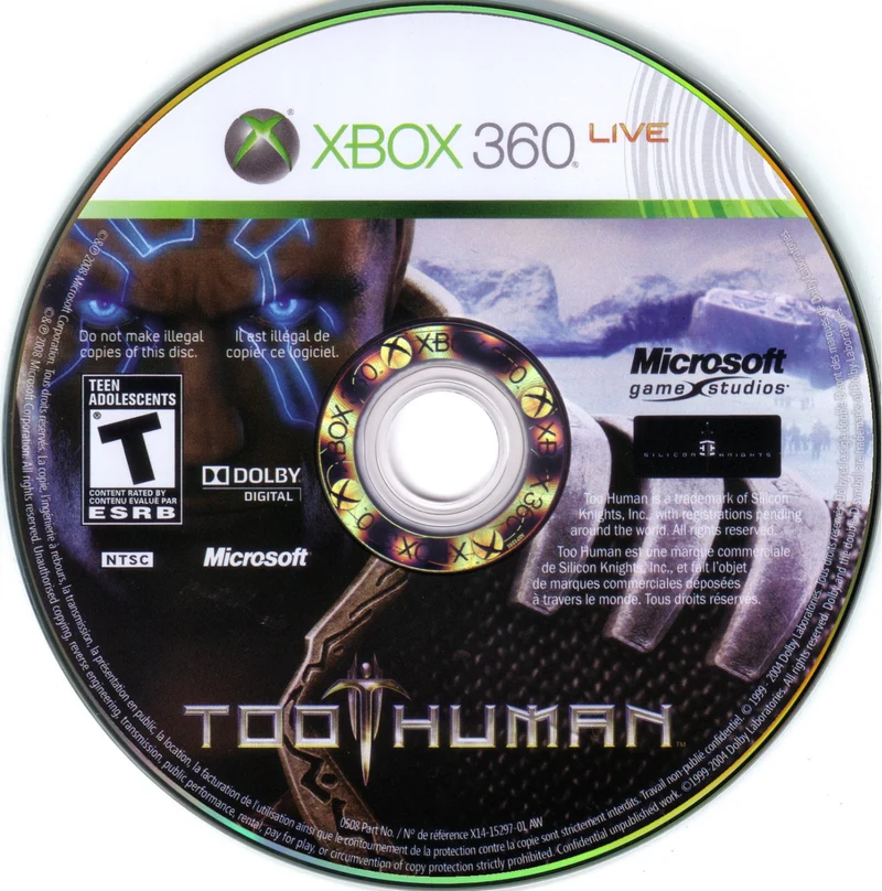 Too Human - (Game Only) (Xbox 360)