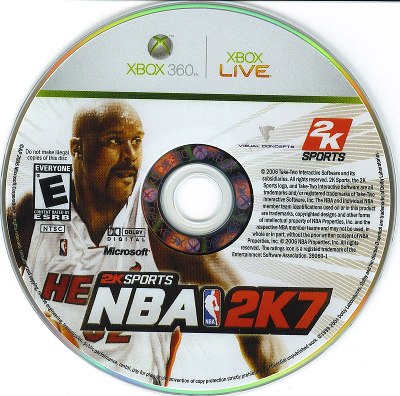 NBA 2K7 - (Game Only) (Xbox 360)