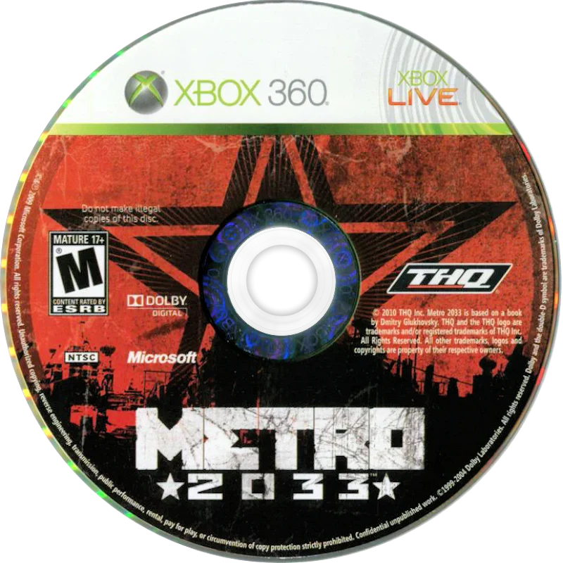 Metro 2033 - (Game Only) (Xbox 360)
