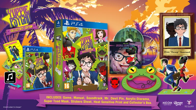 Yuppie Psycho: Collector's Edition Playstation 4 Edizione Europea